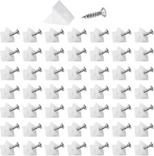 50 Pcs Repair Mending Wedges Fixing Sagging Drawer, Plastic Angle Code Drawer...