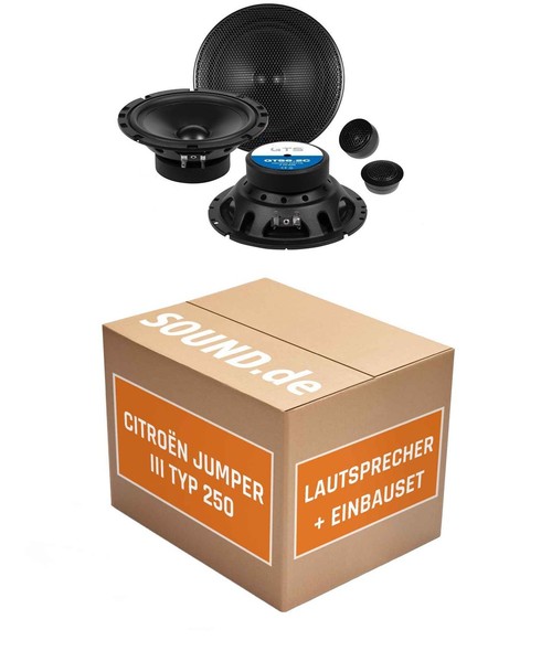 Lautsprecher Boxen Vorne Crunch Gts FüR CitroëN Jumper Iii 2X Tief-MitteltöNer 2-image