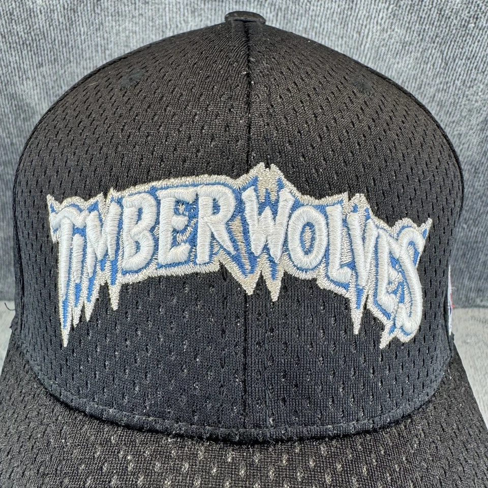 Minnesota Timberwolves Sombrero Gorra Correa Trasera Negro NBA Baloncesto Reebok Hombres OSFA Foto 2 de 4