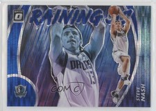 2020-21 Panini Donruss Optic Raining 3s Blue Pulsar Prizm Steve Nash #20 HOF yf4