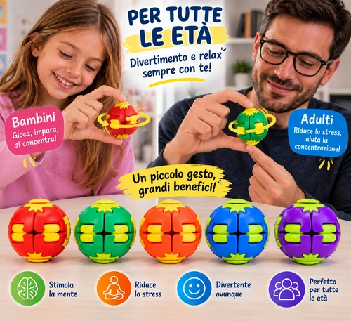 FIDGET SPINNER BALL ANTI STRESS PUZZLE PUZZLE GAME KIDS ADULTS