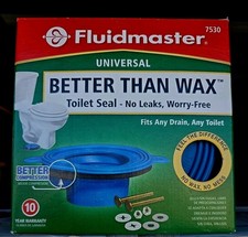 Fluidmaster Better Than Wax Toilet Bowl Gasket Universal Seal 7530 Brand New
