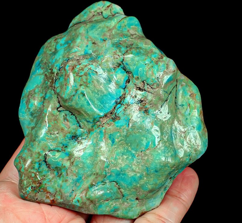 520Ct Arizona Turquoise Rough Specimen Old stock YNS2659