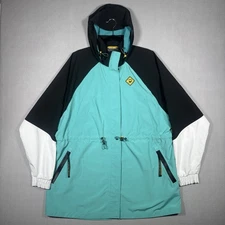 Outdoor Afro X Rei Co-op Women's Medium Black Waterproof Hiking Rain Jacket