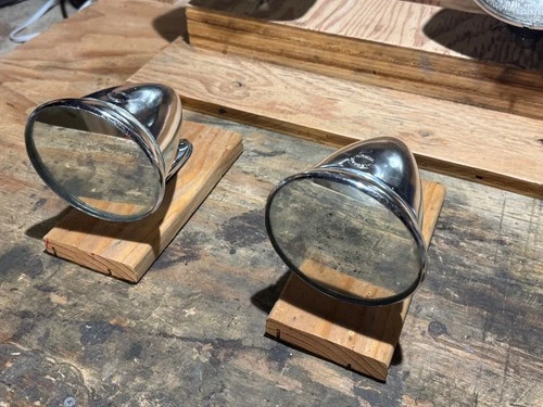 Set of EARLY Talbot 300 Senior SR "Berlin" Mirrors - Porsche, Mercedes, Jag