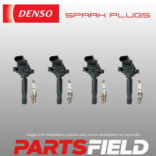 Ignition Coil&Denso Spark Plug Set For 1.8L 4cyl Mercedes Benz C-Class 02-14