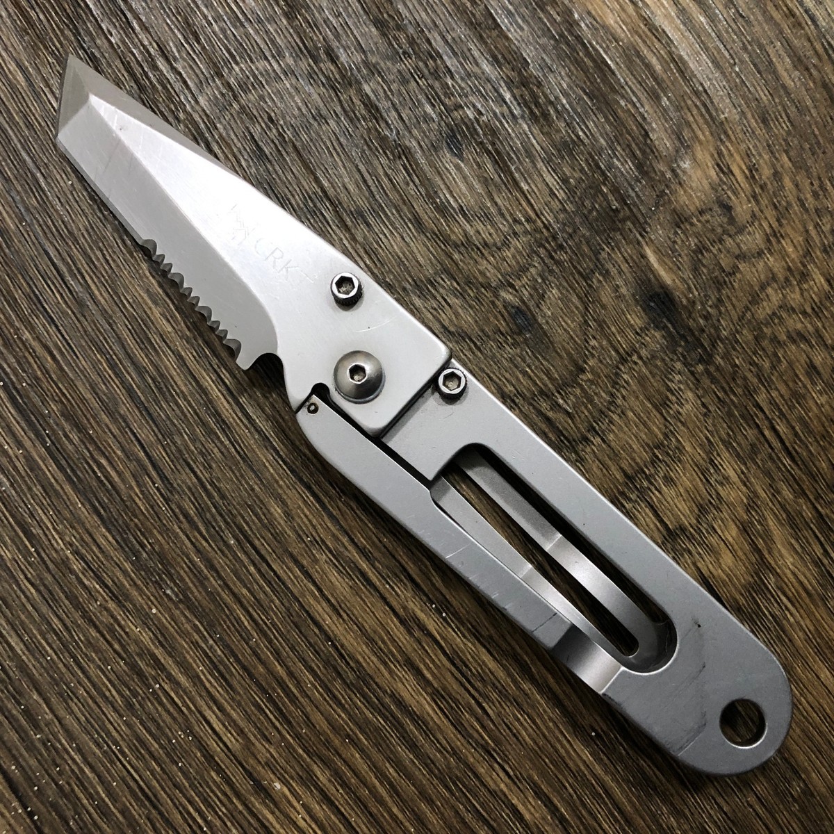 CRKT Ed Halligan Taiwan 5510 KISS Tanto Frame Lock Folding Pocket