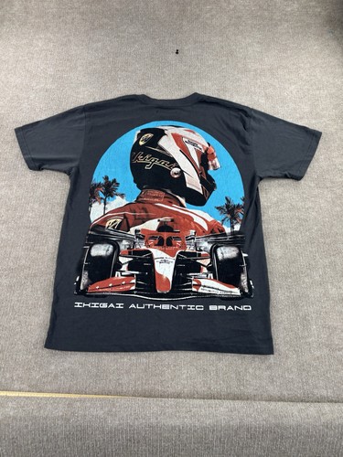 BrandMakers T-Shirt Men's Sz M Tokyo Japan Helmet Ikigai Racing Department Tee