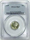 1939 MERCURY DIME PCGS PR67! RARE! STELLAR EXAMPLE! MUST SEE SPECIMEN! NR #G3711