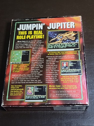 Buck Rogers: Matrix Cubed- Strategic Simulations- IBM- 1.2mb Disk - Picture 2 of 6