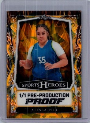 Alissa Pili Leaf 1/1 Pre Production Proof