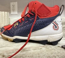 Under Armour Bryce Harper 6 Baseball Cleats - Kids Youth Size 4.5 (3024326-100)