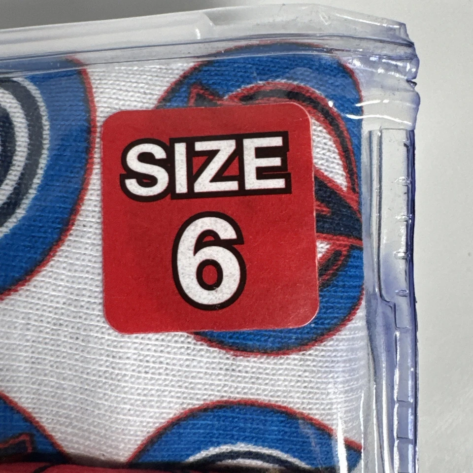 Marvel Avengers 5 Cotton Briefs Underwear Boys Size 6 White Colorful Prints - Image 4 of 4