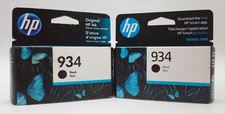 Genuine HP 934 Black C2P19AN Ink Cartridge set of 2 