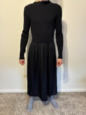 Simply Vera Wang Black Long Sleeved Dress