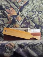 New Custom Made Turkey Box Call Made From Hackberry With Chakte Viga Paddle