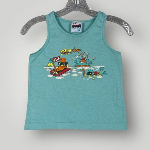 Vintage Money Boogie Body wear Kids Size 6 Tank Top Lost At Sea HELP!