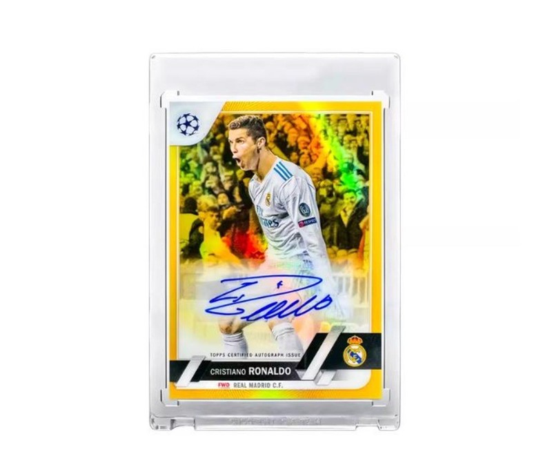 National Treasures Logoman Cristiano Ronaldo Autographs Signed Jersey Star Card