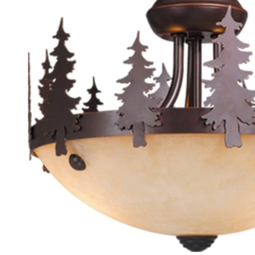 Vaxcel Lighting LK55512 Yosemite 11.625" 2-Light Ceiling Fan - Bronze - Picture 7 of 8