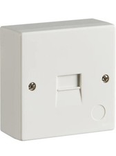 MASTER BT TELEPHONE EXTENSION SOCKET 2/3A IDC WITH 69MM BACK BOX