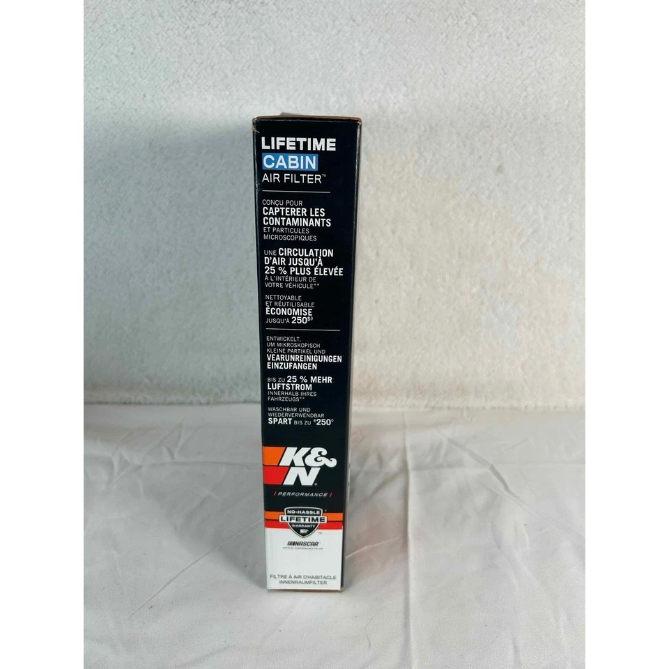 Filtro de aire de cabina K&N VF2013 rendimiento lavable de por vida reutilizable NUEVO Foto 3 de 4