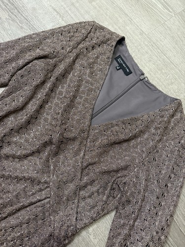 Vestido Jones New York cuello en V talla 10 excelente estado - Imagen 2 de 5