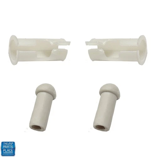 1962-1976 GM Cars Sunvisor Sun Visor Shaft Bushings & Rubber Tips