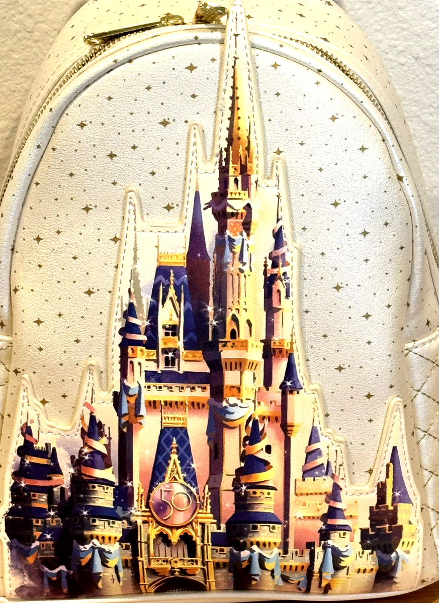 Disney Parks WDW 50th Cinderella Castle Loungefly Mini  display picture 3