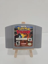 Pokemon Stadium Nintendo 64 2000 N64 Authentic Cartridge VGC Blockbuster Label 