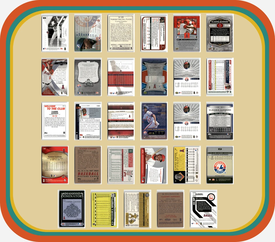 Lote Vladimir Guerrero Sr (29) — SkyBox Autographics automático, StarQuest SR, Cromo Foto 2 de 4