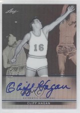 2012-13 Leaf Metal Holo 23/50 Cliff Hagan #BA-CH1 Auto HOF 0n7