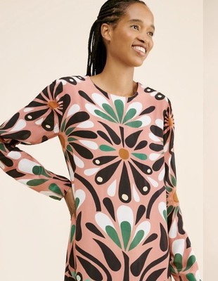 Farm Rio Women's Long Sleeve Anika Dress