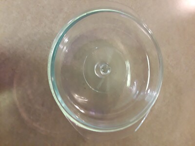 Vintage Pyrex # O24/O24C Bowl and Lid Clear With a Greenish Tinge