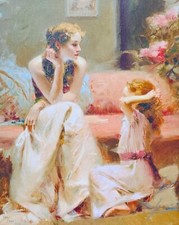 Pino Daeni Thinking of You & Into the Night Auf Leinwand