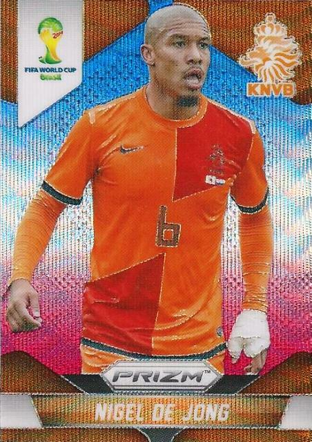 2014 Panini Prizm World Cup Brasil '14 Holland Wave Parallel Version (#27 - #35)