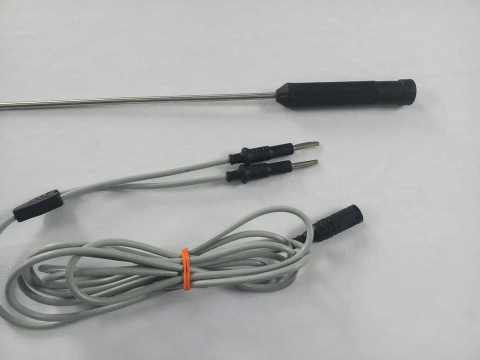 Laparoscopic Bipolar L-Hook Electrodes With Cable Surgical Instruments Set 5mm  - Image 3 of 4