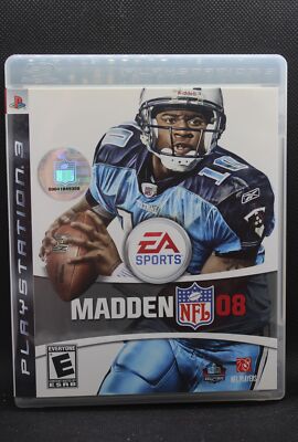 Madden NFL 08 ESPN Sony PlayStation 3 PS3 EA Sports Football Video Game Complete