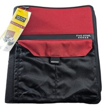 Mead 5 Star Red Black Premier 3 Ring Trapper Keeper School Binder 2005 VTG