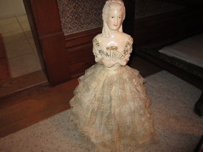 vintage doll lamp
