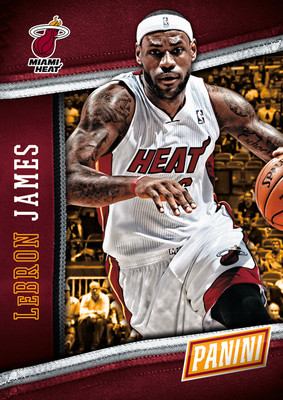 Lebron James #19 Heat Panini 2014 National Convention Wrapper Redemption 