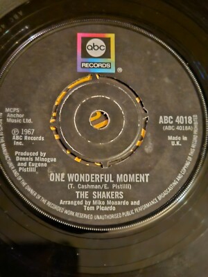 THE SHAKERS - ONE WONDERFUL MOMENT - UK ABC - MEGA CLASSIC | eBay UK
