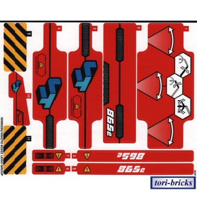 Lego Technik Aufkleber zum 42144 Umschlagbagger »NEU«