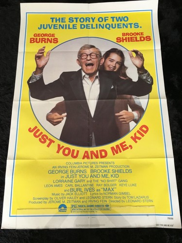 JUST YOU AND ME, KID Original 1979 One Sheet Folded Movie Poster- BURNS- SHIELDS
