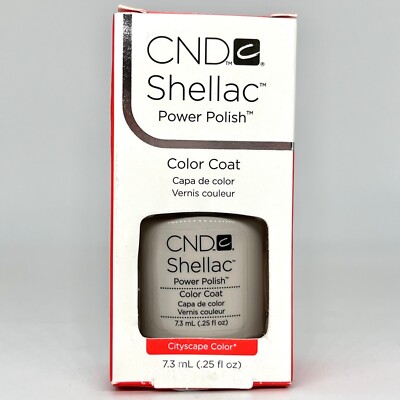 Brand New CND Shellac Gel Nail Polish - Cityscape Color - 0.25 fl oz
