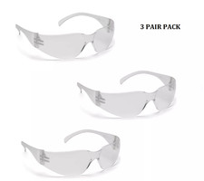 PYRAMEX INTRUDER SAFETY GLASSES CLEAR LENS S4120S 144 Pair
