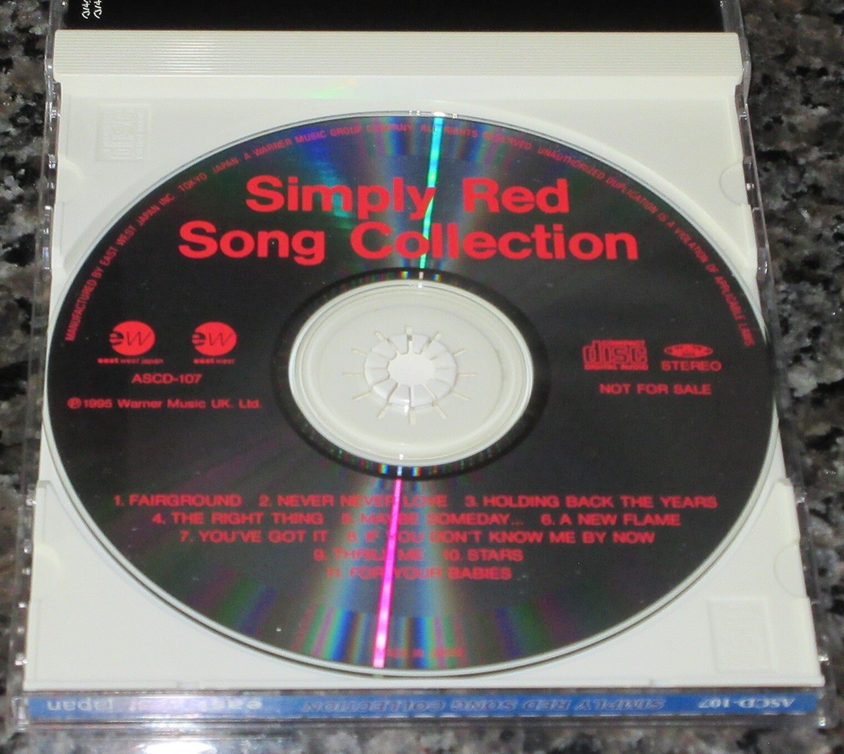 【ashosm36j】Promo、Single5枚セット Simply Red JAPAN PROMO ONLY CD Song Collection OFFICIAL more