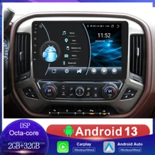 For 2014-2018 Chevy Silverado 1500 Android 13 Stereo Car Radio Navi 8Core DSP