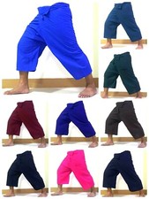 Thai Fisherman Pants Massage pants Pilate pants Tai Chi Yoga Pilates Spread shor