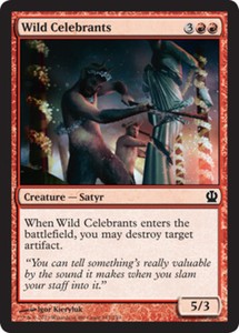 Wild Celebrants x4 - Theros - NM-Mint, English - Theros