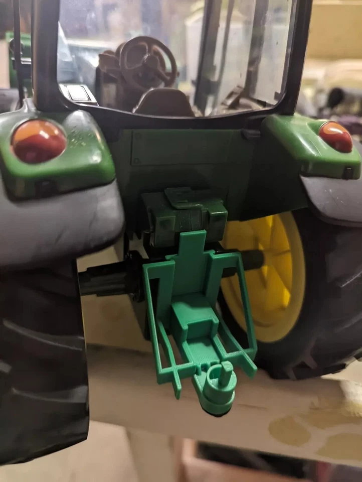 Hitch Tow Assembly Receiver Block for Britains 43172 Model Tractor Toy Parts